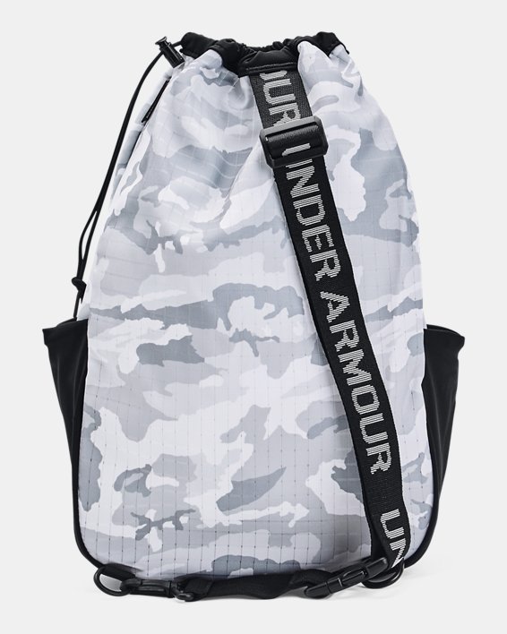 Unisex UA Flex Sling Bag, White, pdpMainDesktop image number 1